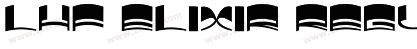 LHF Elixir Regular字体转换